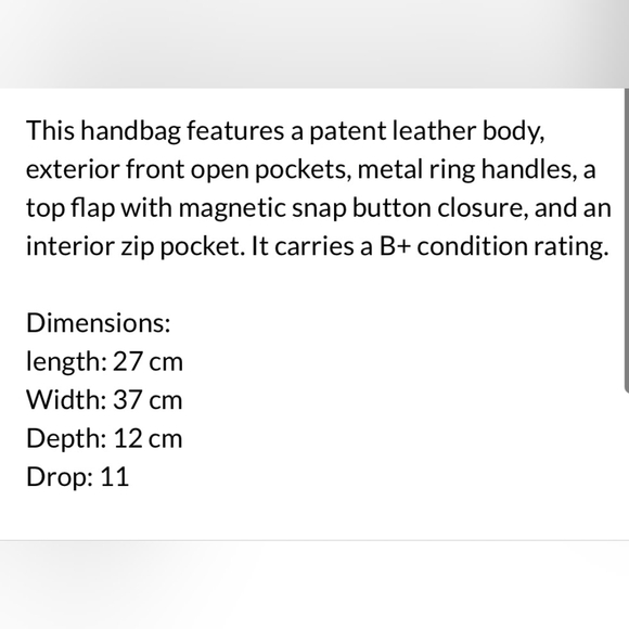 Authentic Gucci Black Patent Leather Tote - Picture 11 of 11